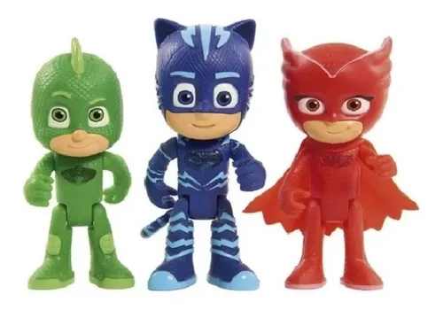 H roes En Pijama Mu ecos Gecko catboy Owlet Set Pjmasks X3