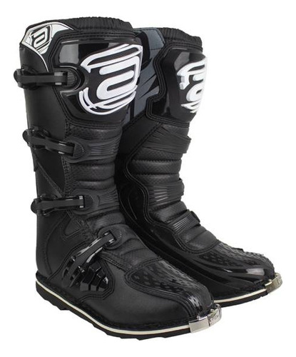 Bota Motocross Trilha Asw Mx Importada Preto