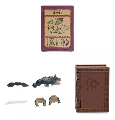 Como Entrenar A Tu Dragon Mini Dragon Figura Libro Sorpresa