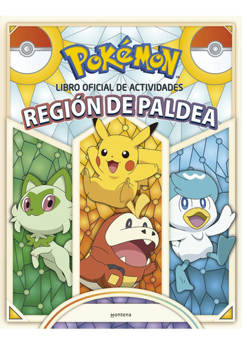 Pokemon Libro Oficial Actividades - Region Paldea - Montena