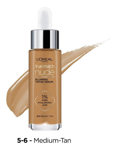 Sérum L'oreal Paris True Match Nude Con Color 30 Ml Tono 5-6 medium tan