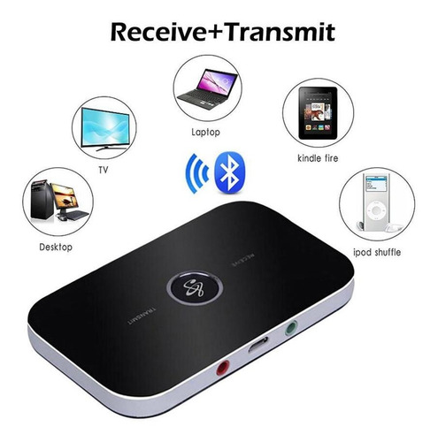 Imagem 2 de 10 de Adaptador De Áudio Sem Fio Para Pc Tv Fone De Ouvido Carro 3