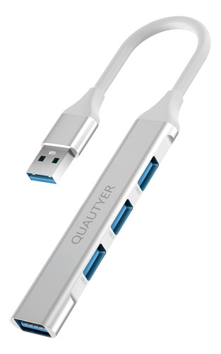 Hub Usb 4 En 1, Usb A Usb 3.0 Usb 2.0, 4 Puertos Divisor Usb