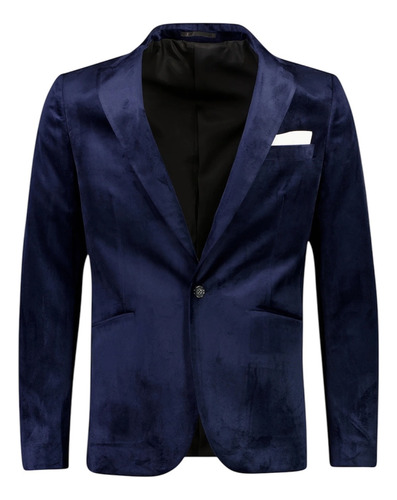 Saco Blazer De Pana Entallado Hombre