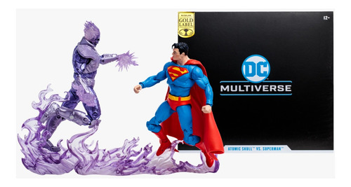 Mcfarlane Dc Action Comics -atomic Skull Vs Superman 2 Pack (Reacondicionado)
