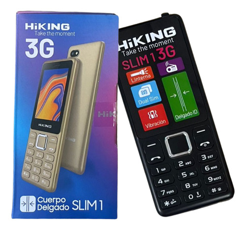 Teléfono Hiking Slim 1 3g Dual Sim Radio Cámara Linterna Económico