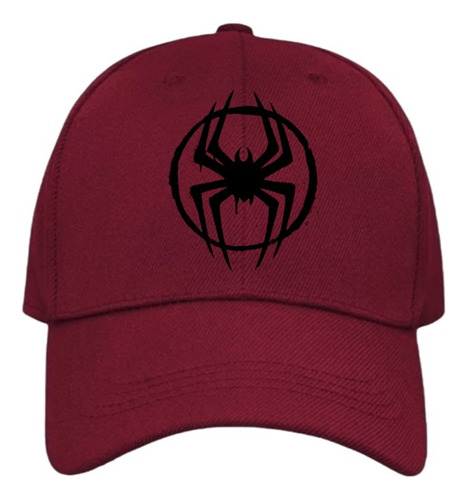 Gorra Spiderman Vino Logo Spiderverso Ajustable