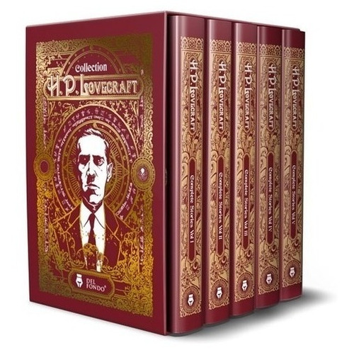 Coleccion Completa Lovecraft En Ingles - 5 Libros - Fondo