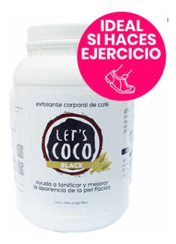  Galón Lets Coco Black 2.21 Kg Exfoliante Corporal De Café