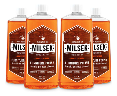 Milsek Orr-4&nbsp;limpiador De Muebles Cera, Con Aceite De N