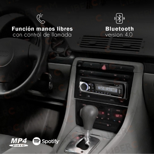 Stereo Auto Pantalla Bluetooth Mp3 Usb Fm Lcd Auto
