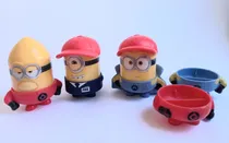 Comprar Lote 3 Muñecos + 2 Bases Minions  Colección Mc Donalds