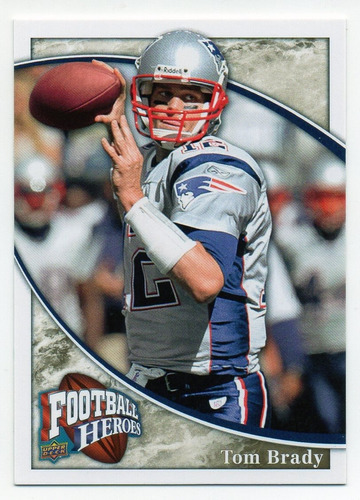 2009 Upper Deck Football Heroes Tom Brady Patriots 70