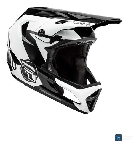 Casco Deportivo Fly Rayce Blanco Negro 