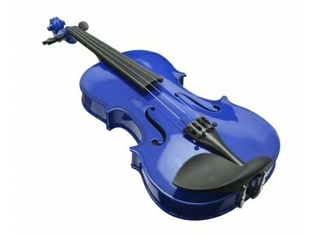 Violín 1/2 Plywood Azul En Oferta