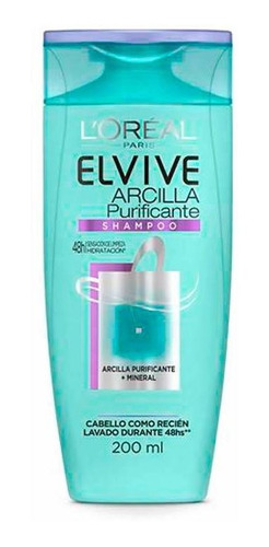 Pack X 3 Unid Shampoo  Arcilla 200 Ml Elvive Shamp-cr-acond