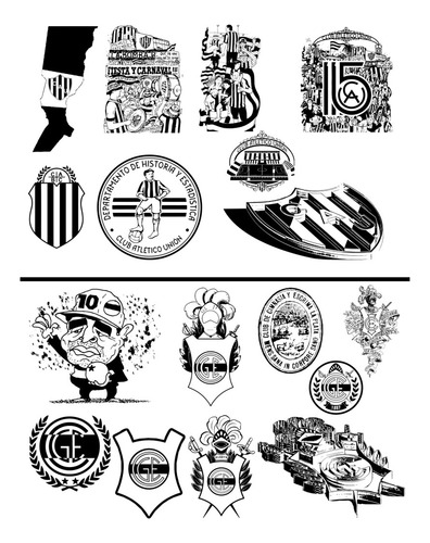 Kit Vectores Futbol Escudos Vinilos Vidrieras Calcos