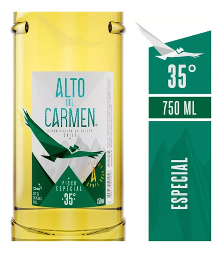 Pisco Alto Del Carmen Especial 35° 750ml