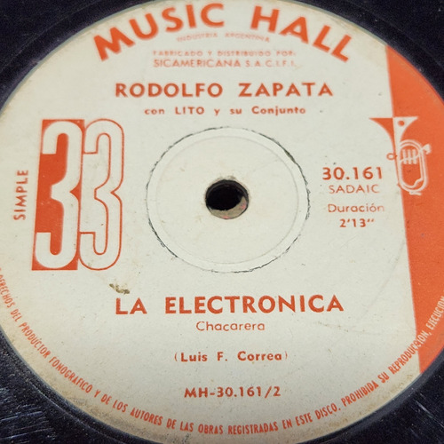 Simple Rodolfo Zapata Lito Su Conjunto Music Hall C6