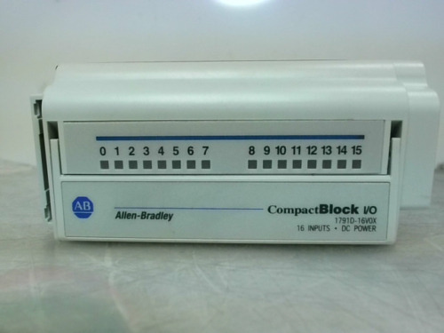 Allen Bradley 1791d-16v0x /d Compactblock 16 Inputs 30vd Ddd