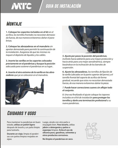 Parabrisas Delta P/ Benelli Tnt 25n Transparente Mtc