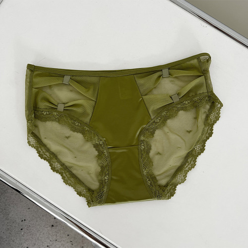 Calzoncillos De Encaje Para Mujer, Cintura Baja, Sexy, Entre