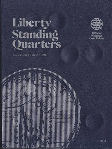 Carpeta De Monedas De Cuarto De Dólar Whitman Standing Liber