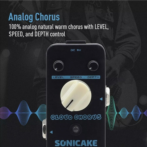Imagem 2 de 6 de Pedal De Guitarra Chorus Analógico Da Sonicake Qualidade Top