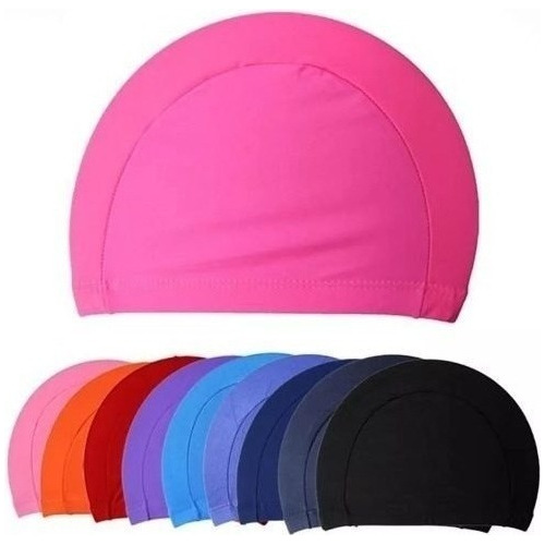 3x Gorro Natación Lycra Standar Diseños Colores Piscina