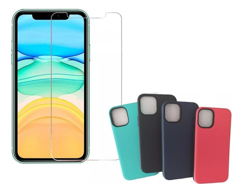 Funda Case Mas Vidrio Templado 9h Para iPhone 12 Pro   