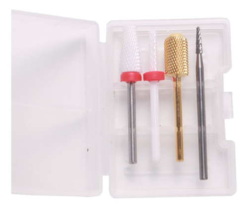 4x Brocas De Uñas De Material Acero De Tungsteno, -8
