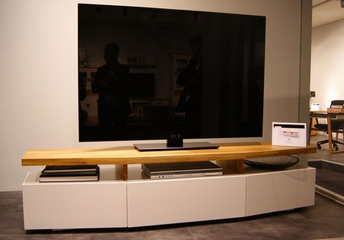 Imagen 7 de 7 de Mueble Para Tv Moderno Ref: Hifi En Lacada Y Madera