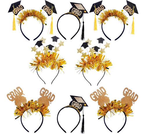 Gorro De Graduación Con Diadema Y Horquilla