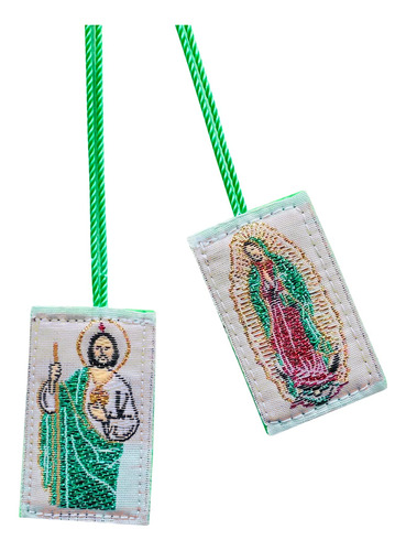 Escapulario Catolico Virgen Guadalupe San Juda Tadeo Collar