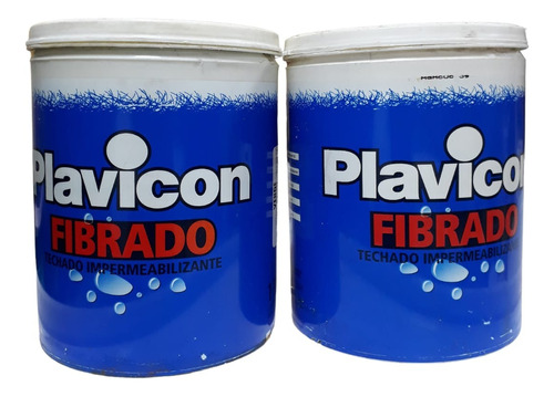 Plavicon Fibrado Impermeabilizante Techos 1 Kg X 2 Unidades