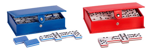Domino Baraja Rombos Azul / Domino Baraja Rombos Rojo