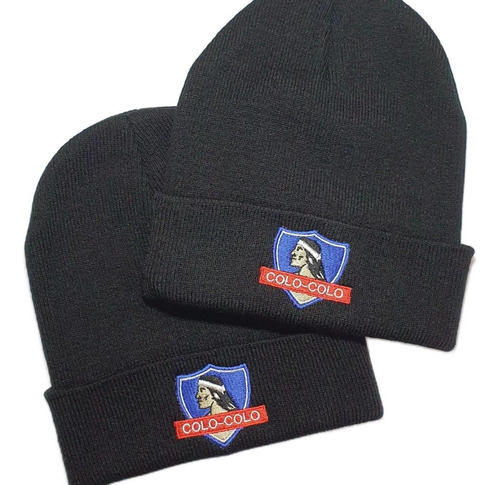 2 Gorros De Lana Colo Colo Borbado, Calidad