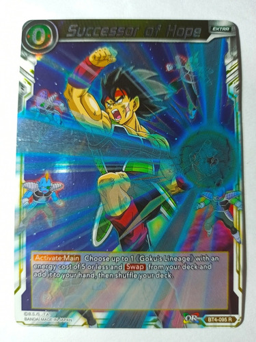 Cartas Dragon Ball Successor Hope Goku Holo Darkside Tcg