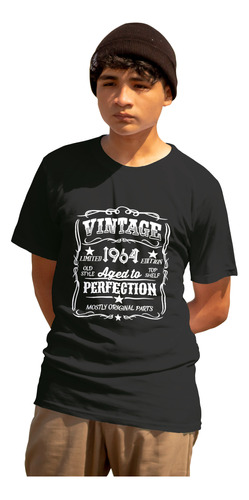 Vintage Playera Hombre Cumpleaños Camiseta Algodón Suave
