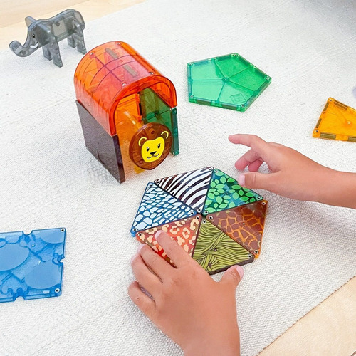 Magna-tiles® Safari Animals 25-piece Set Cantidad De Piezas 25