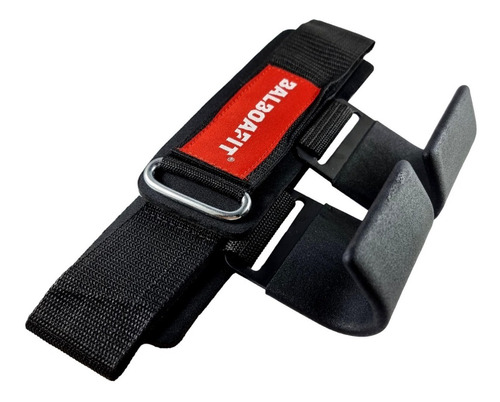 Ganchos De Poder Agarre Profesionales Straps Balboafit Color Negro