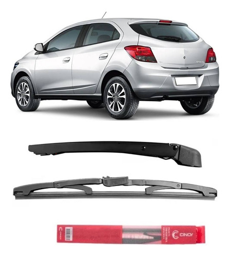 Braço Limpador Traseiro E Palheta Onix 2013 2014 2015 A 2019