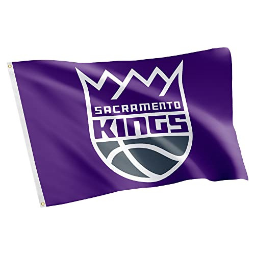 Sacramento Kings Flag Nba 100% Polyester Indoor Outdoor...