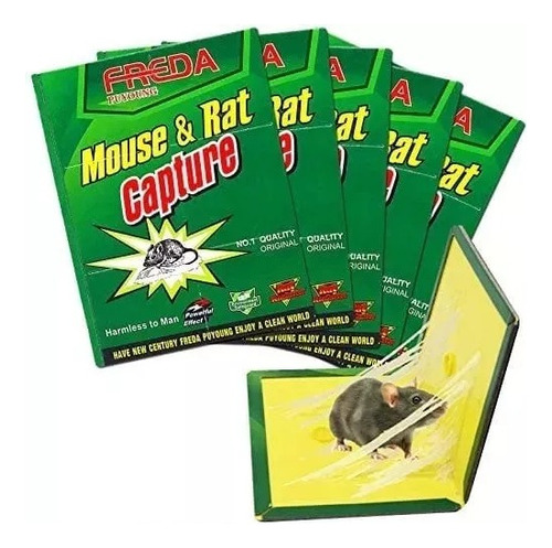 Pack 10 Trampas Adhesivas Ratas, Ratones Y Más