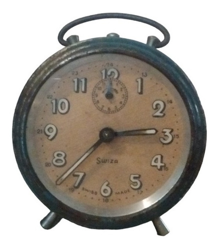 Reloj Despertador Antiguo Suizo -original