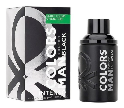 Benetton Colors Man Black Intenso Edp 100ml + Amostra