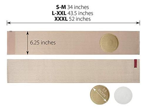 Cinturón De Hernia Umbilical Ortonyx Premium Para Hombres Y