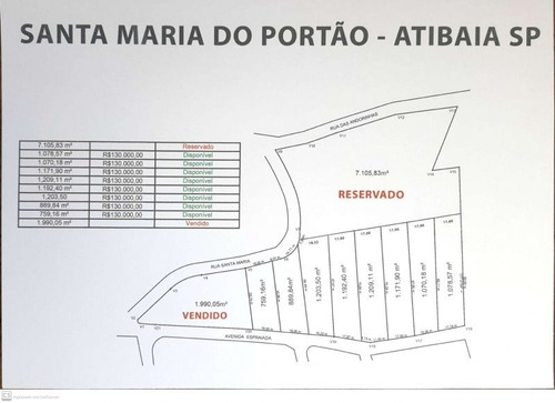 Imagem 13 de 13 de Terreno A Venda No Bairro Estância Santa Maria Do Portão - Atibaia, Sp - 332