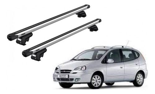 Barras Thule Chevrolet Rezzo 00-04 Re / Wingbar Evo Aerobar