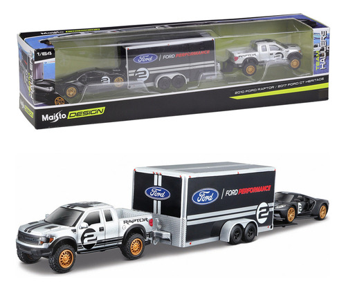 Maisto Miniautos 2009 Ford F150 Raptor 2017 Ford Heritage Gt